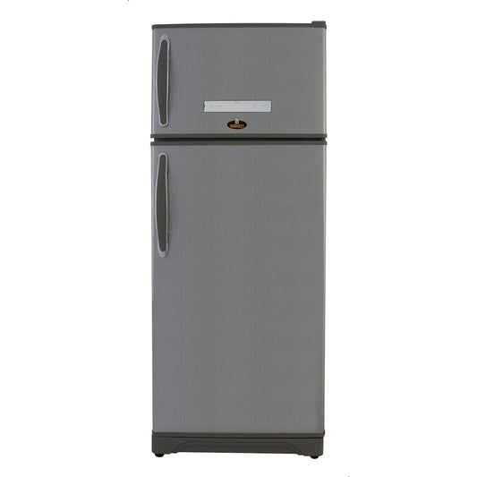ثلاجة بفريزر علوي كيريازي KH371NV/3 ، سعة 370 لتر ، نوفروست ، لا ، فضي