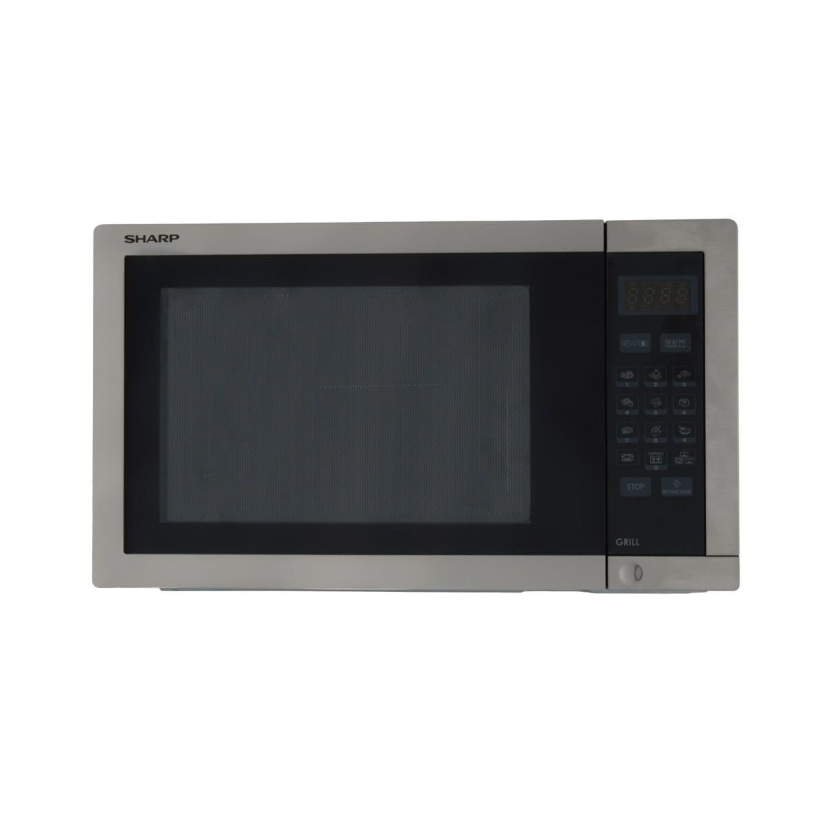 Sharp Digital Microwave with Grill, 34 Liter, 1000 Watt, Silver - R770ARST