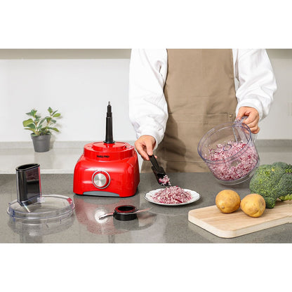 محضر طعام بالملحقات سويس برو بلس، احمر - SP-FOOD600.8