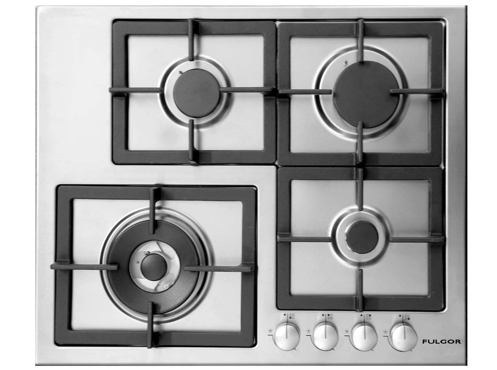 بوتاجاز مسطح بلت ان فولجور - HFG64LG4BFT, ستانلس ستيل, 4, 60 سم