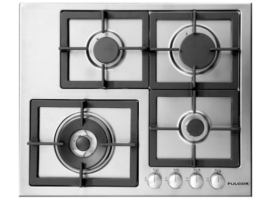 بوتاجاز مسطح بلت ان فولجور - HFG64LG4BFT, ستانلس ستيل, 4, 60 سم