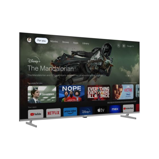 تلفزيون سمارت هاير ، مقاس 55 بوصة ، QLED ، دقة 4K UHD ، ببريسفر داخلي