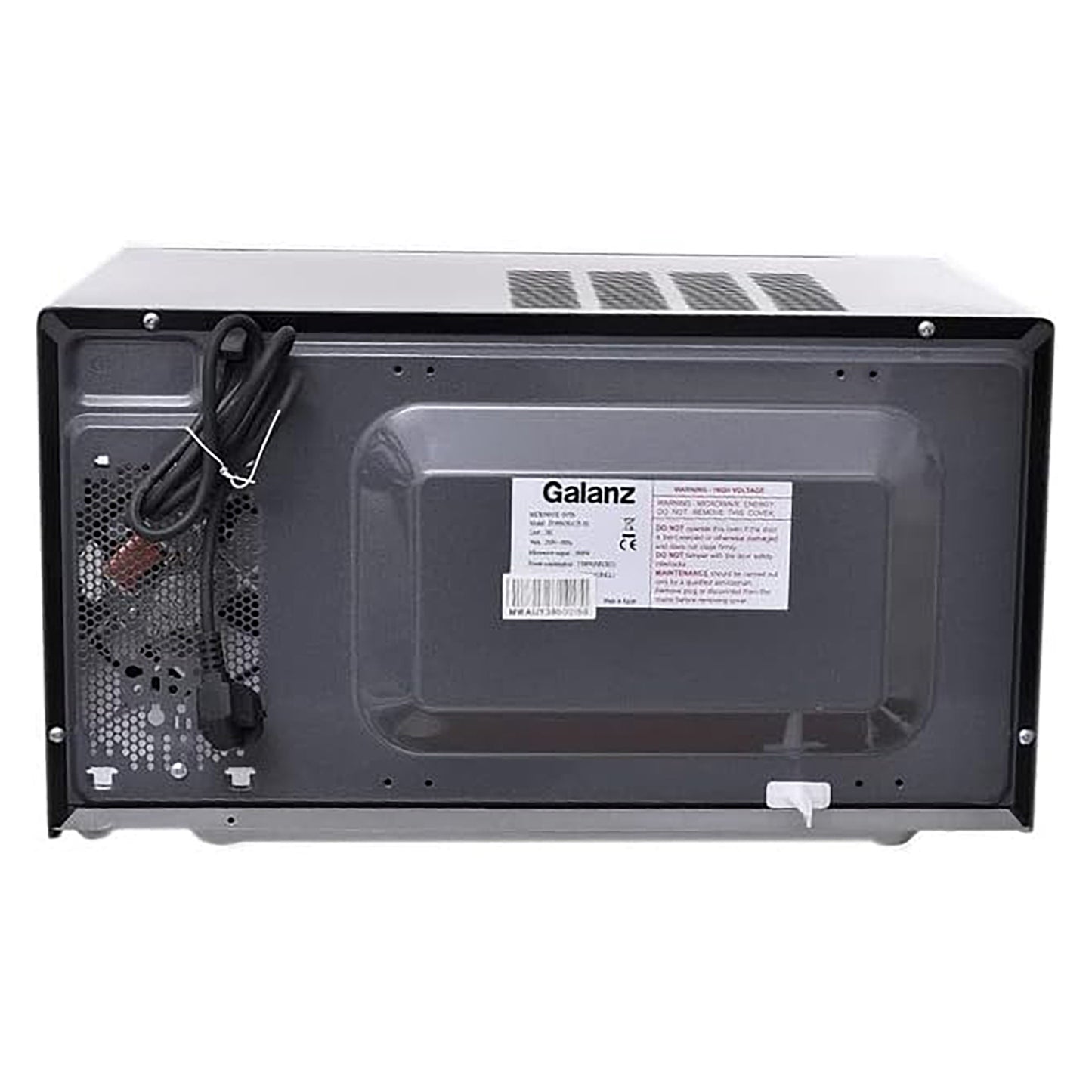 جالanz, سعة 38 لتر, 1000 وات, اسود - D100N38ATP-SS