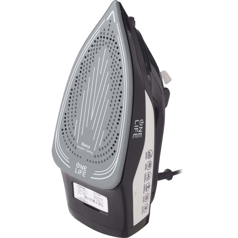 مكواة بخار وان لايف ، اسود وابيض - ST250C