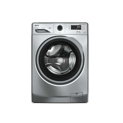 غسالة ملابس تحميل امامي زانوسي بيرلا ماكس ، سعة 6 كجم ، فضي - ZWF6240SR5