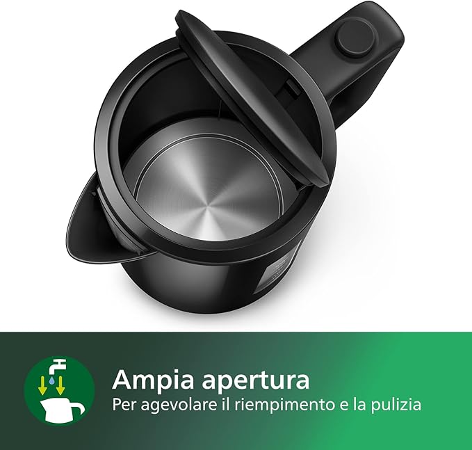 Philips Electric Kettle, 1.7 Liter Capacity, 2200 Watts, White - HD9318-20