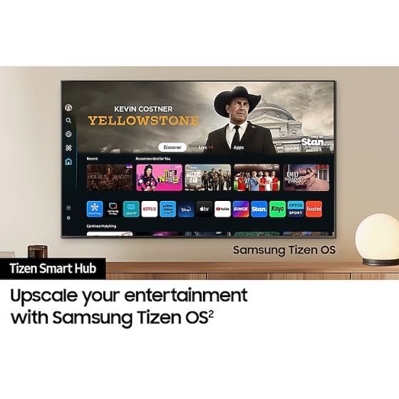 تلفزيون سمارت سامسونج ، مقاس 55 بوصة ، OLED ، دقة 4K UHD ، ببـريسفر داخلي - QA55S90DAWXXY