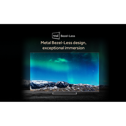 تلفزيون سمارت هاير ، مقاس 55 بوصة ، QLED ، دقة 4K UHD ، ببريسفر داخلي - H55S90EU