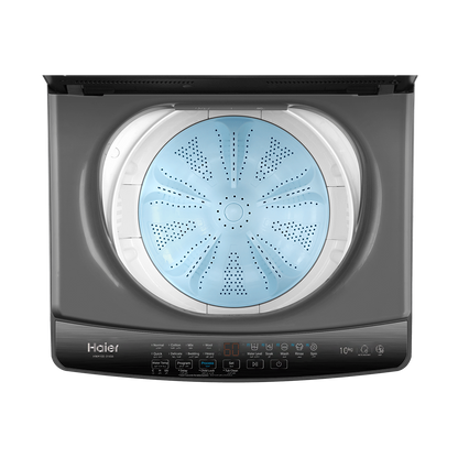 غسالة فوق اوتوماتيك هاير HWM100-316S6 ، سعة 10 كجم ، فضي غامق
