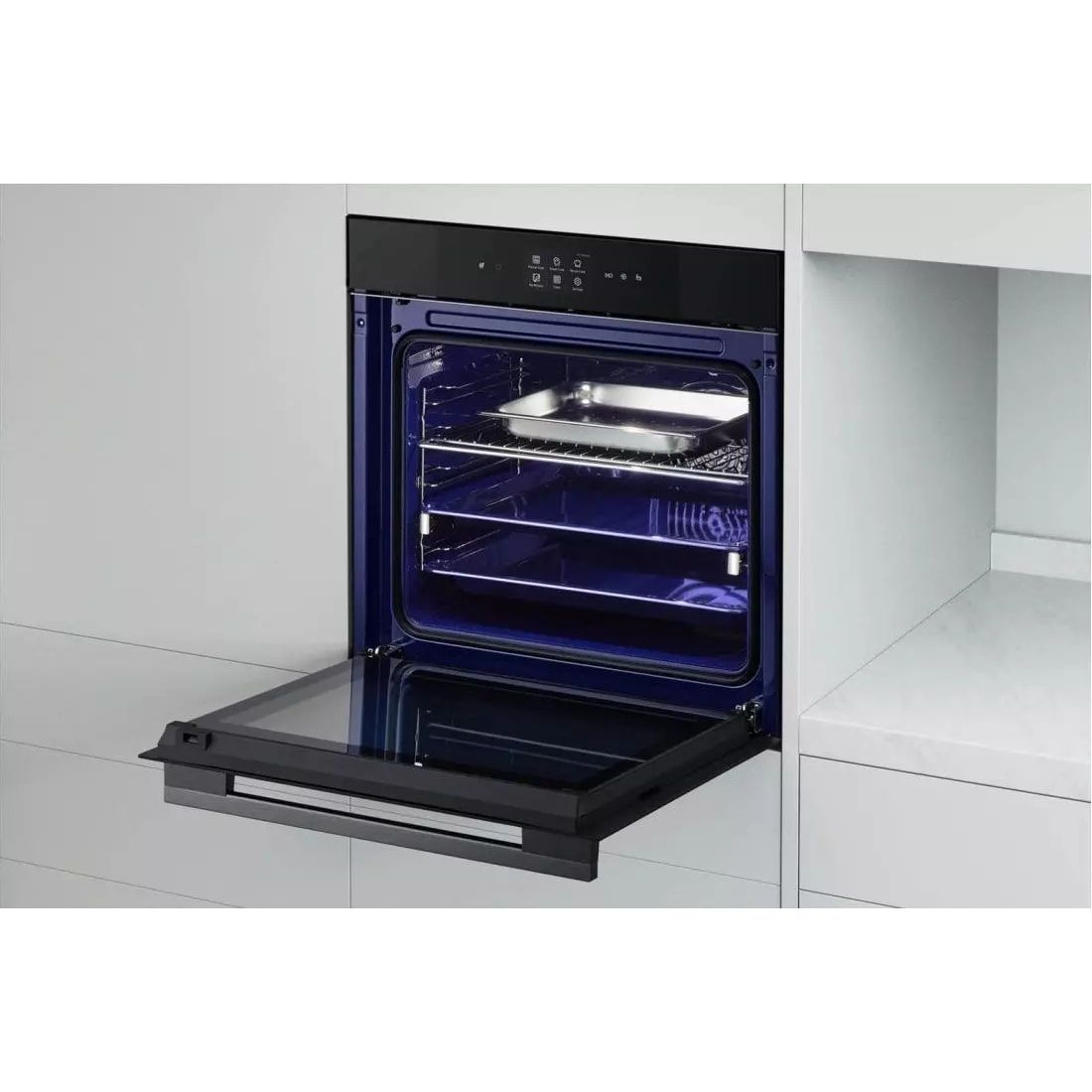 LG Built-In Electric Oven 60cm, 76 Liters, Black and Silver - WSED7667M.BBMZEEC