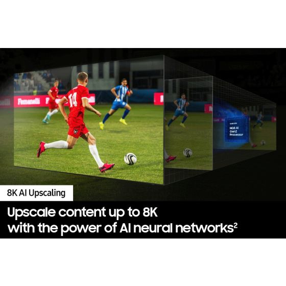 تلفزيون سمارت سامسونج، مقاس 65 بوصة ، Neo QLED ، دقة 8K UHD ، ببريسفر داخلي