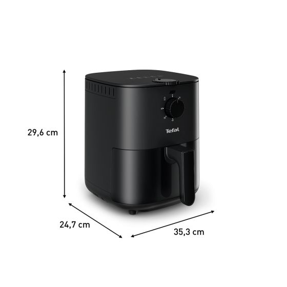Easy Fry Essential Air Fryer, 3.5 Liters, 1500 Watt, Black - EY1308EG