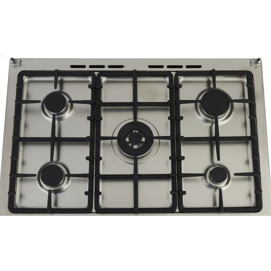 LA GERMANIA GAS COOKER 5 BURNER 9C10GLA1X4AWW , 5 SHALAH , STAINLESS STEEL