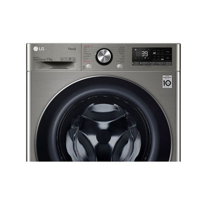 غسالة فول اوتوماتيك تحميل امامي انفيرتر ال جي Vivace ، سعة 11 كجم ، فضي - F4Y9EWG2PV