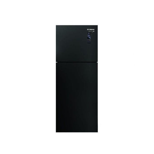 ثلاجة بفريزر علوي فريش FNT-MR470YGQMI ، سعة 397 لتر ، نوفروست ، لا ، اسود