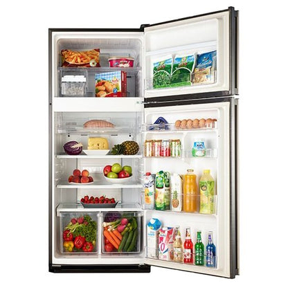 ثلاجة فريزر علوي شارب SJ-PC48A(ST) ، سعة 385 لتر ، لا ، ستانلس ستيل