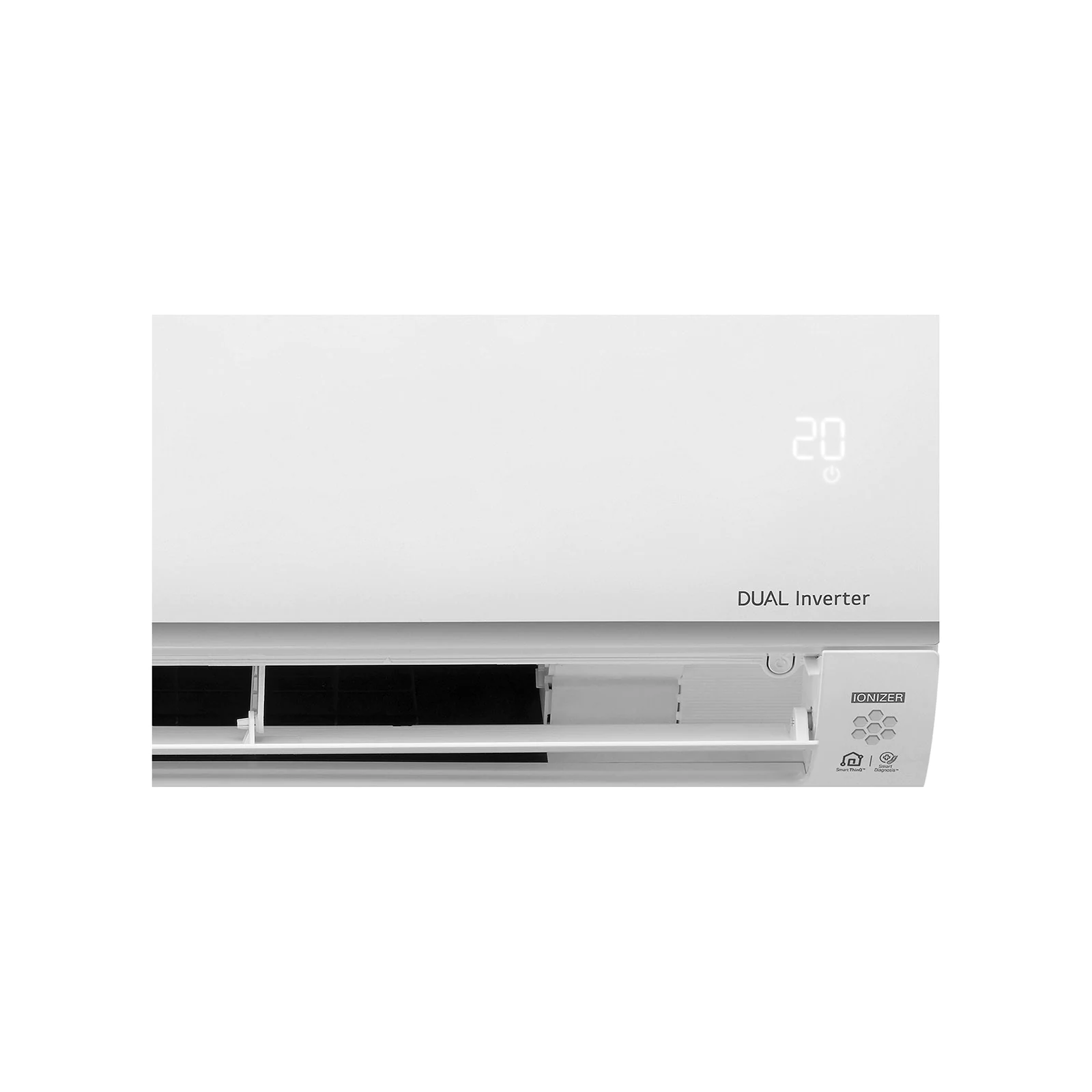 تكييف سبليت ال جي دول كول، 1.5 حصان، بارد وساخن، انفيرتر - S4-W12JA2MA، ابيض