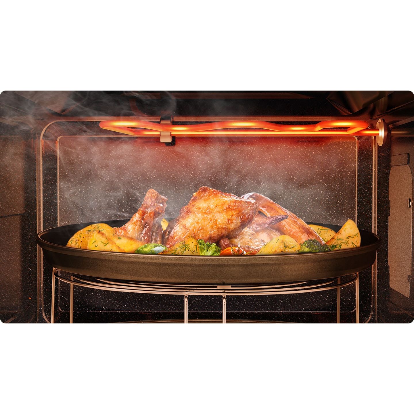 MW4000D Microwave Grill Samsung, 32 liter, Black - MG32DG4524AGGY