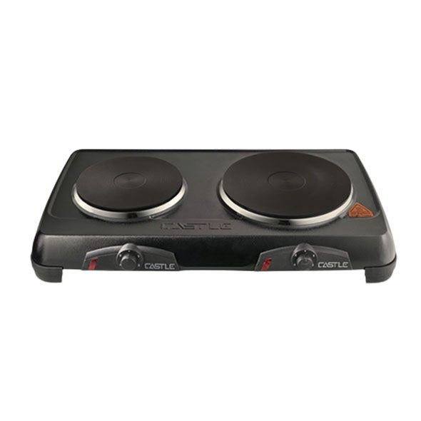 سخان تسخين كاسيل، عدد 2 لوح عين، 2500 واط، اسود - EC1020D