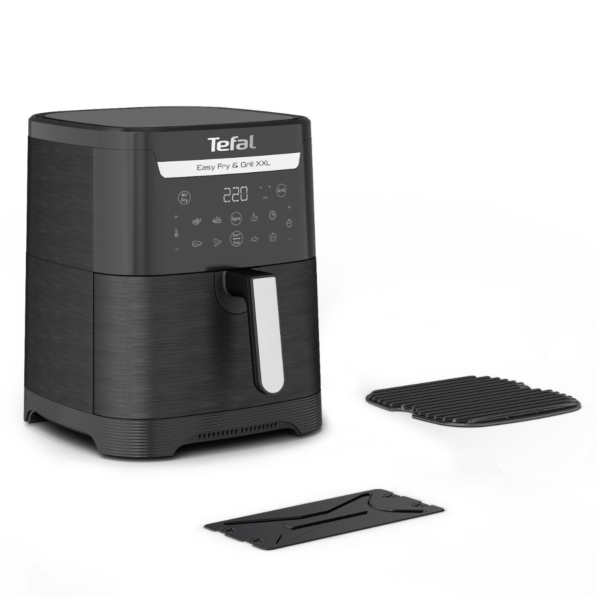 Easy Fry & Grill XXL Digital Tefal Air Fryer, 6.5 Liters, 1800 Watt, Black - EY8018EG