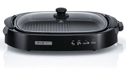 شواية كهرباء بلاك اند ديكر، اسود - GH1500-B5