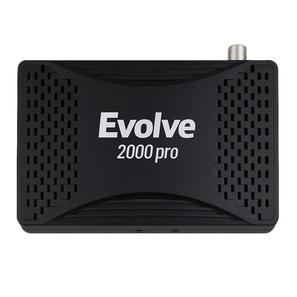 ريسيفر ايفولف 2000 Pro ، دقة FHD ، اسود - 2000 برو