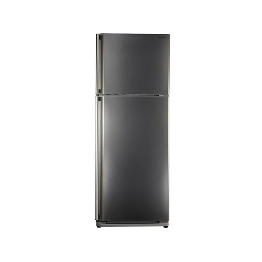 ثلاجة بفريزر علوي شارب SJ-58C(ST) ، سعة 450 لتر ، نوفروست ، لا ، ستانلس ستيل