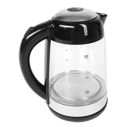 كاتيل كهرباء زجاج هوم ، سعة 1.7 لتر ، 1850 وات ، اسود - TM1015