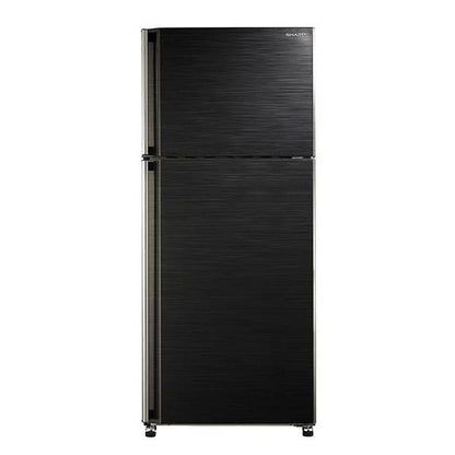 ثلاجة فريزر علوي شارب SJ-58C(BK) ، سعة 449 لتر ، نوفروست ، لا ، اسود