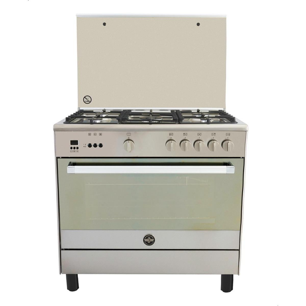 LA GERMANIA GAS COOKER 5 BURNER 9C10GLA1X4AWW , 5 SHALAH , STAINLESS STEEL