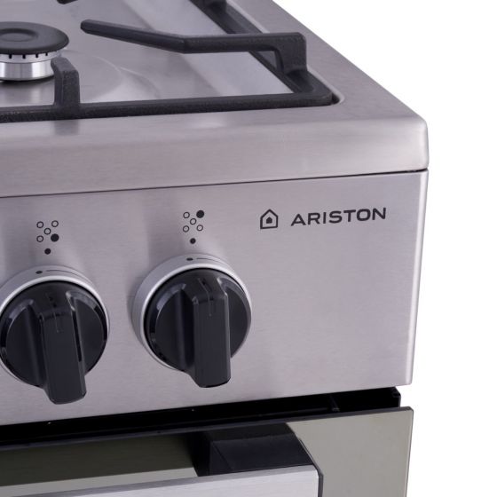 Zanussi Gas Cooker ZCG92696XA491, 5 Burners, Stainless Steel