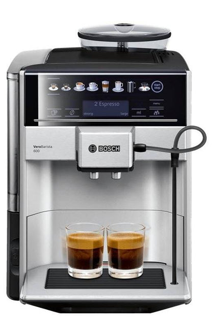 ماكينة اسبريسو بوش فيرو باريسـتا 600 ، سعة 1.7 لتر ، اسود وفضي - TIS65621RW