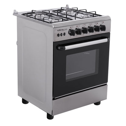 بوتاجاز غاز رويال SP60ESS ، عدد 4 شعلة ، ستانلس ستيل