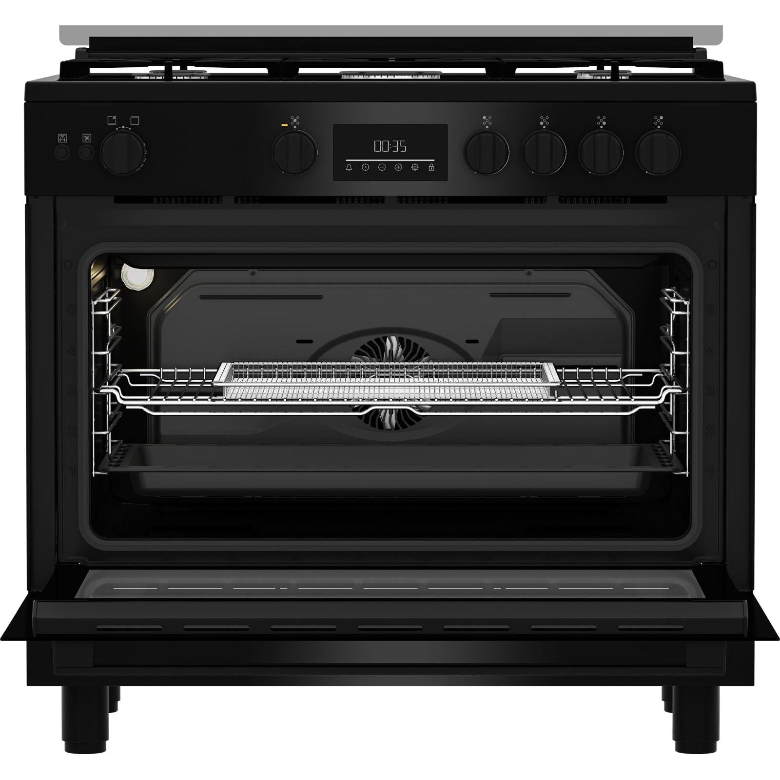 بوتاجاز غاز بيكو ، عدد 5 شعلة ، اسود - BGGR 11225 GB