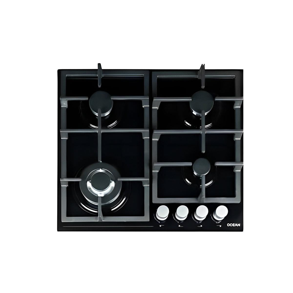 بوتاجاز بلت ان مسطح غاز اوشن - OGGHF 64 NI PRO SV, اسود, 4, 60 سم