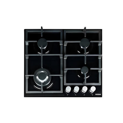 بوتاجاز بلت ان مسطح غاز اوشن - OGGHF 64 NI PRO SV, اسود, 4, 60 سم