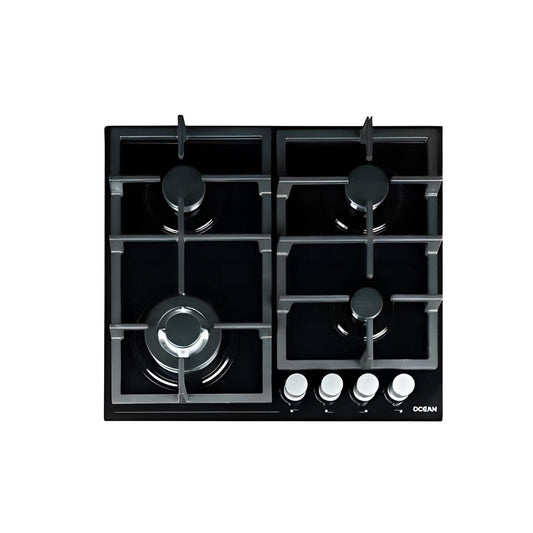 بوتاجاز بلت ان مسطح غاز اوشن - OGGHF 64 NI PRO SV, اسود, 4, 60 سم
