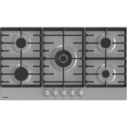 Gorenje Gas Built-In Hob GW9C51X, Silver, 5 Burners, 90cm