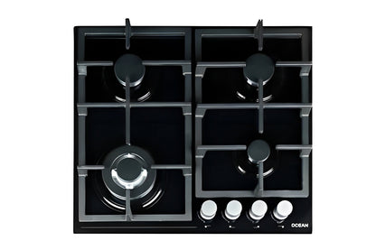 بوتاجاز بلت ان مسطح غاز اوشن - OGGHF 64 NI PRO SV, اسود, 4, 60 سم