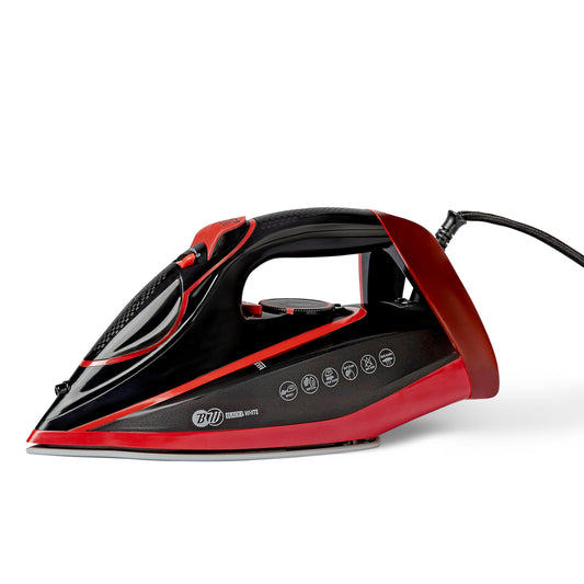 مكواة بخار بلاك اند وايت ، اسود واحمر - SI 3200