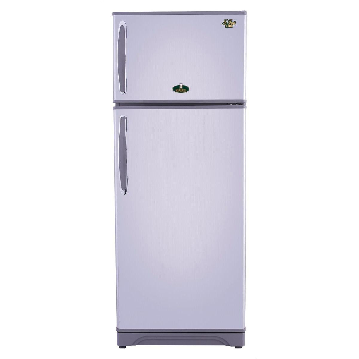 ثلاجة فريزر علوي كيريازي ، سعة 370 لتر ، نوفروست ، لا ، فضي - KH371NV/2