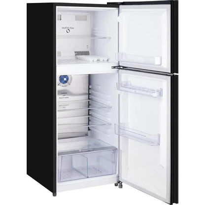 ثلاجة بفريزر علوي يونيون اير ، سعة 330 لتر ، نوفروست ، اسود - URN-400DLBG1A-DTHS
