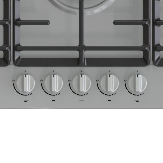 Gorenje Gas Built-In Hob GW9C51X, Silver, 5 Burners, 90cm