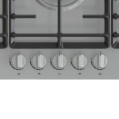 Gorenje Gas Built-In Hob GW9C51X, Silver, 5 Burners, 90cm