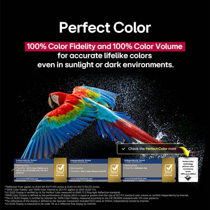 تلفزيون سمارت ال جي ، مقاس 83 بوصة ، ليد ، دقة 4K UHD ، ببريسفر داخلي - OLED83G56LA