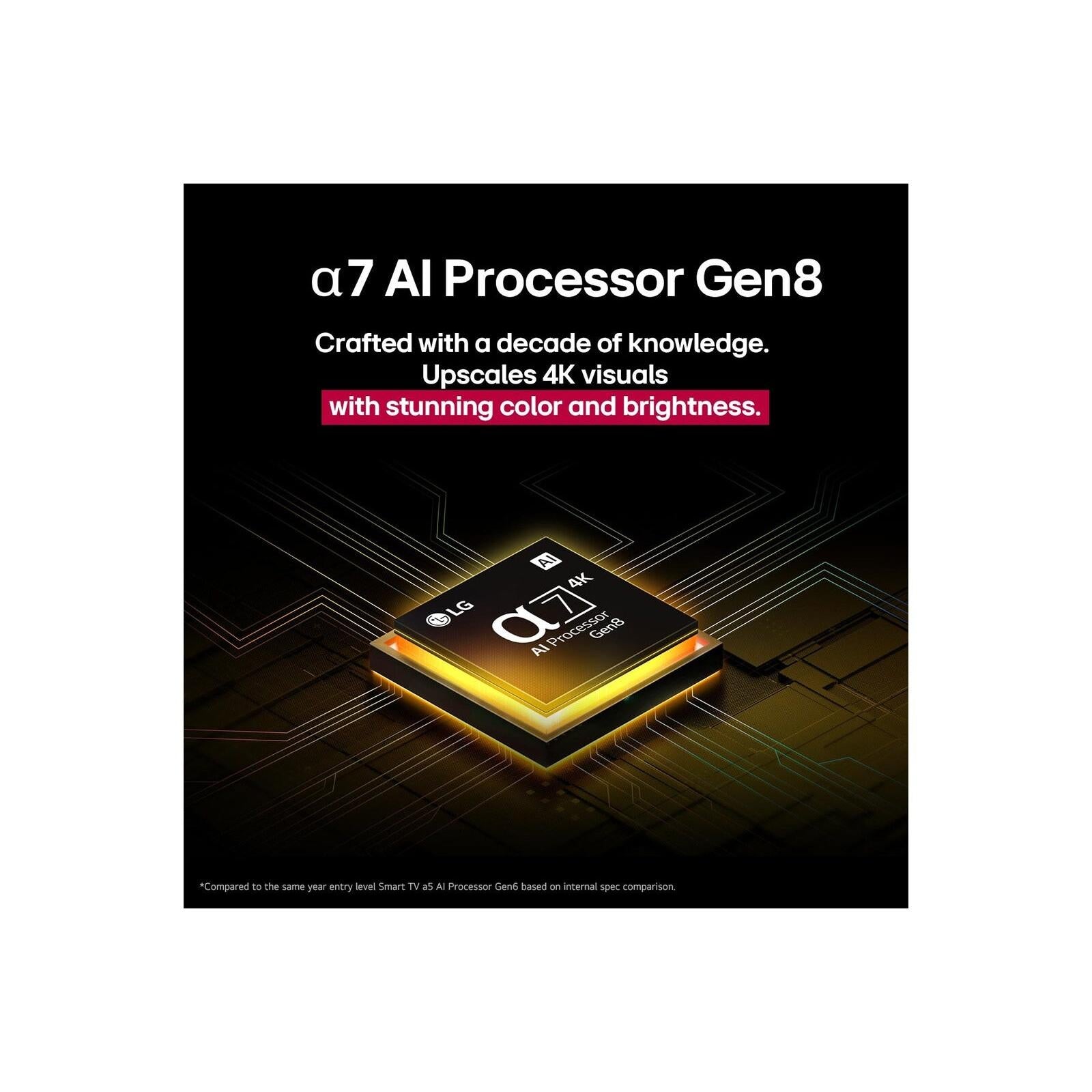 تلفزيون سمارت ال جي ، مقاس 65 بوصة ، QNED ، دقة 4K UHD ، بيسبرفر داخلي - 65QNED70A6A