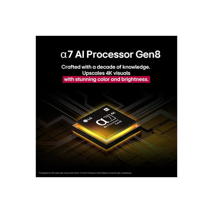 تلفزيون سمارت إل جي ، مقاس 65 بوصة ، QNED ، دقة 4K UHD ، ببسريفر داخلي - 65QNED70A6A