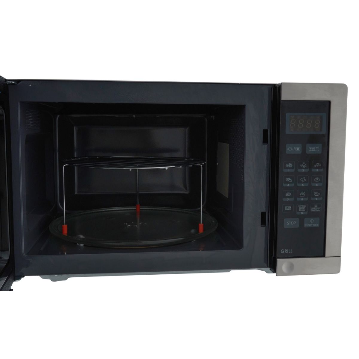 Sharp Digital Microwave with Grill, 34 Liter, 1000 Watt, Silver - R770ARST