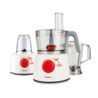 Tornado Food Processor 1000 Watt White - TFP1000CC