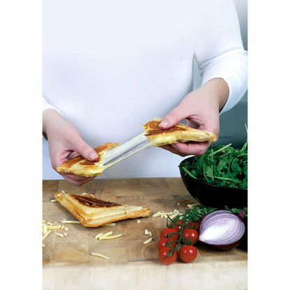 Kenwood Sandwich Maker 3 Plates 750W Black & Silver - SMM02